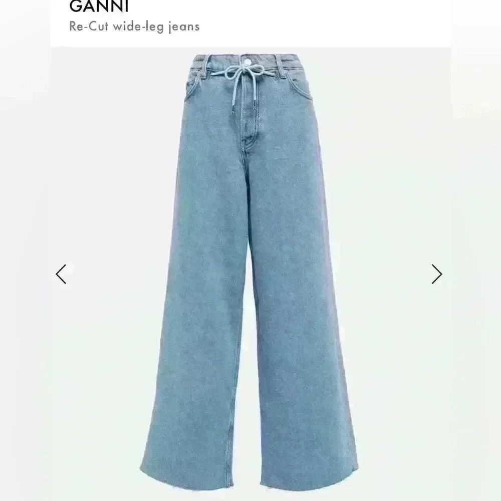 Ganni Re Cut Wide Leg Jeans